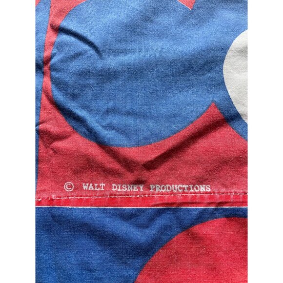 Vintage Mickey Mouse Twin Flat Sheet & Pillowcase Set - Picture 8 of 8